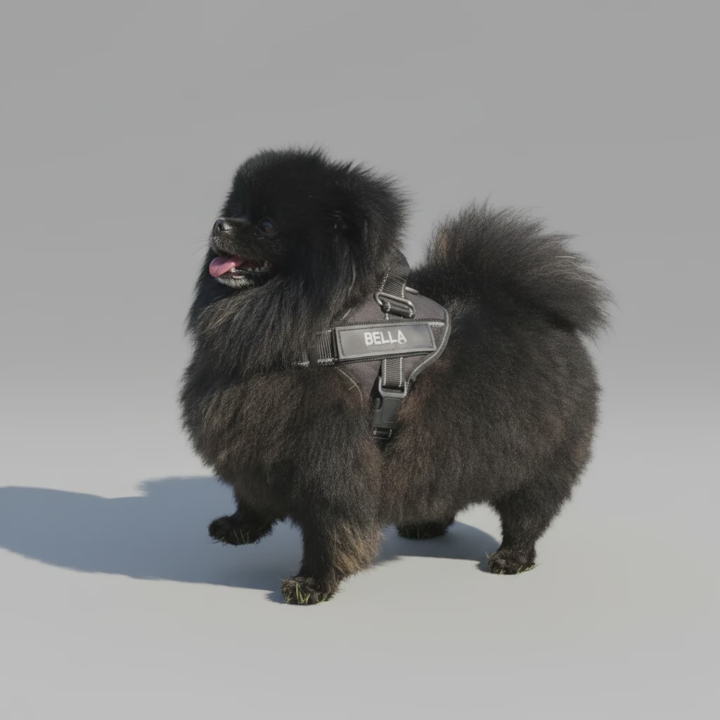 Miniatura 3D — Spitz Bella renderizado