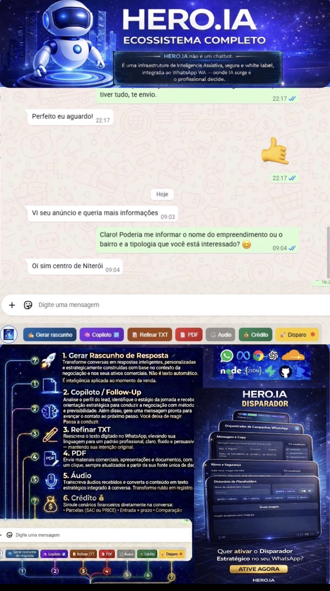 Funcionalidades HERO.IA